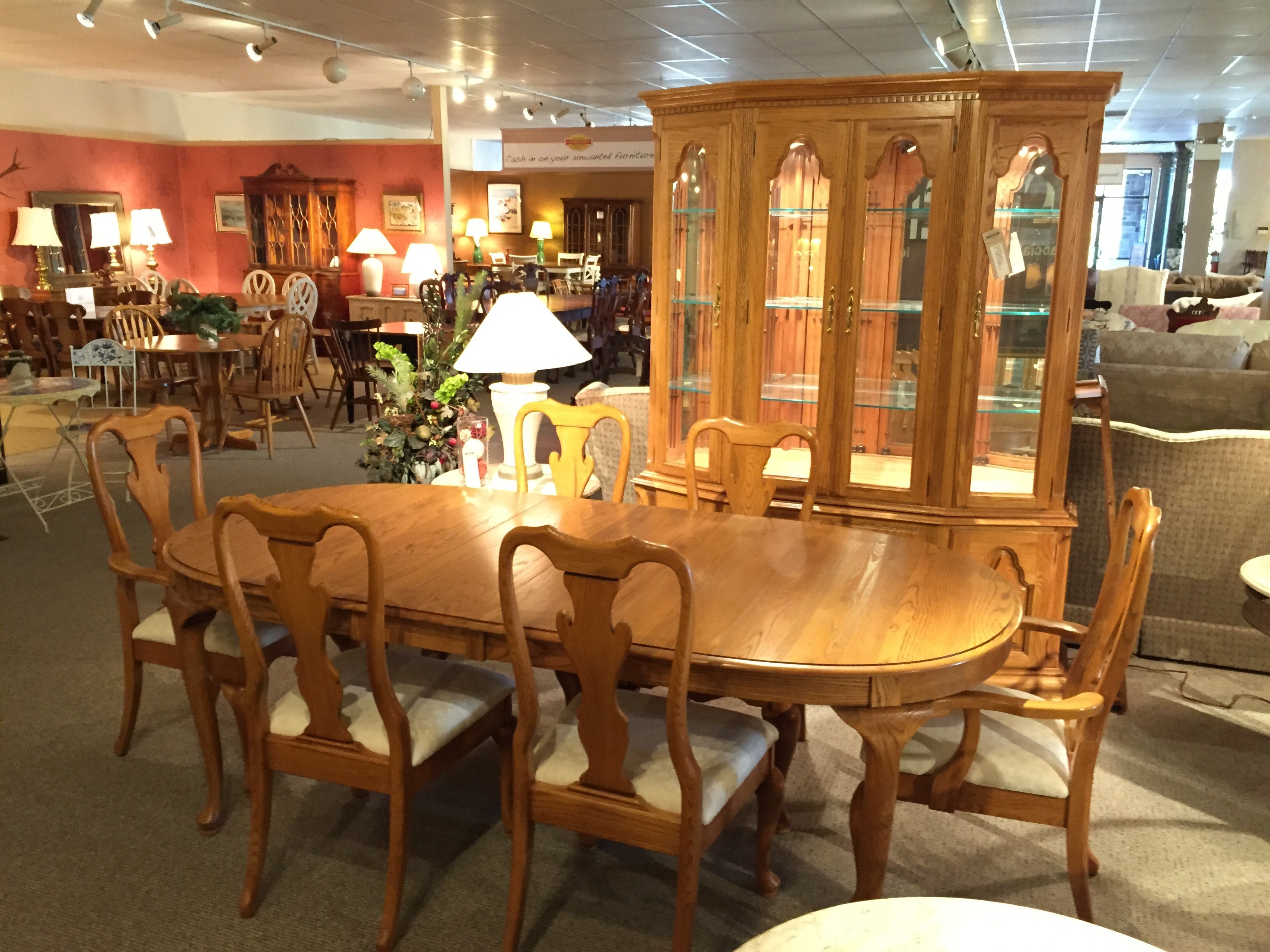KELLER OAK DINING ROOM Allegheny Furniture Consignment