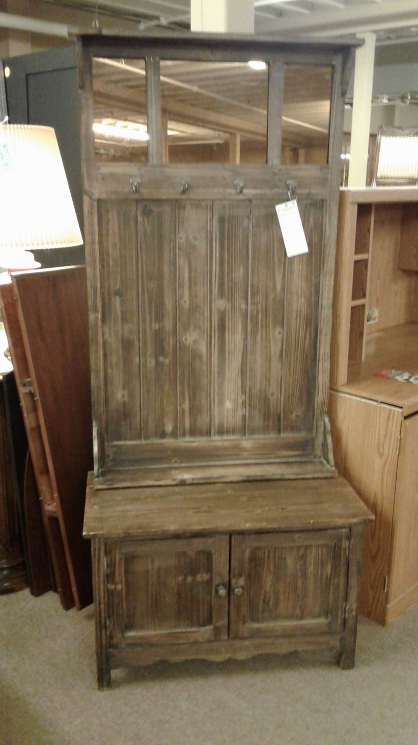 ANTIQUE HALL TREE Delmarva Furniture Consignment