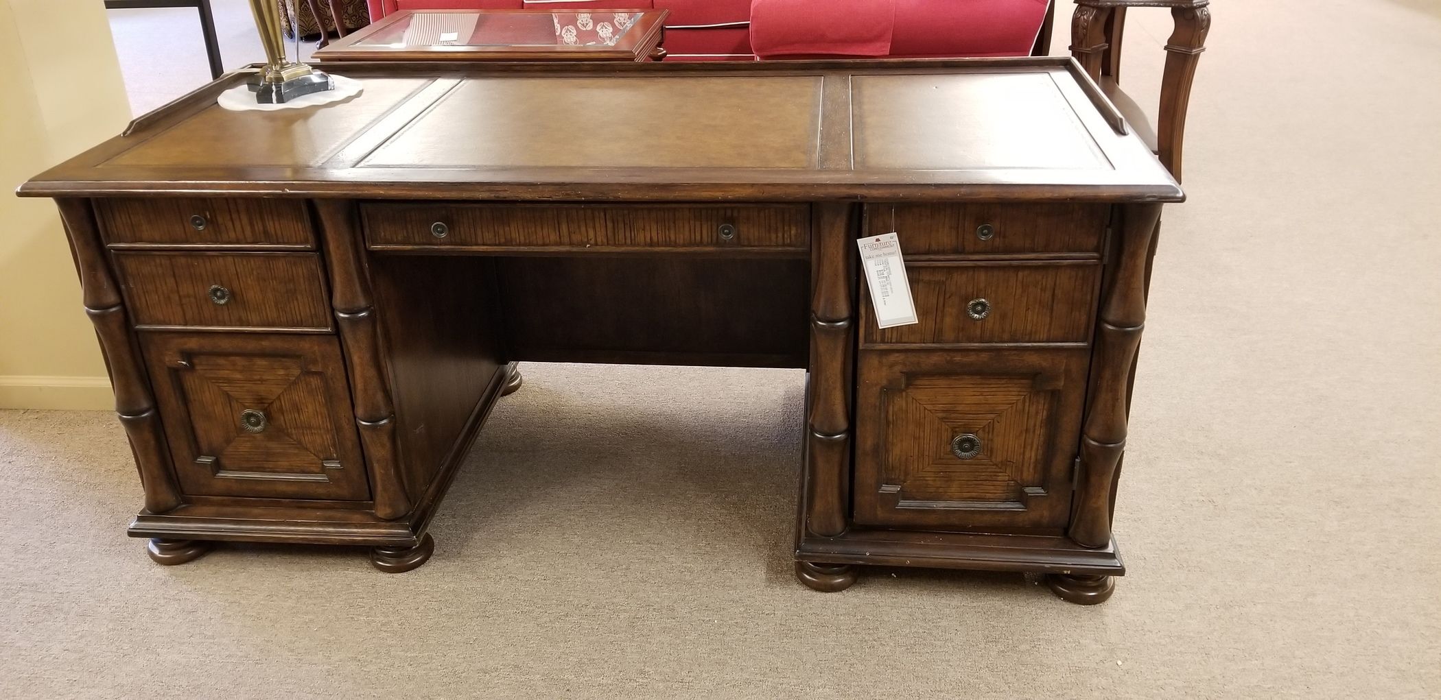 Tropical Computer Desk Delmarva Furniture Consignment