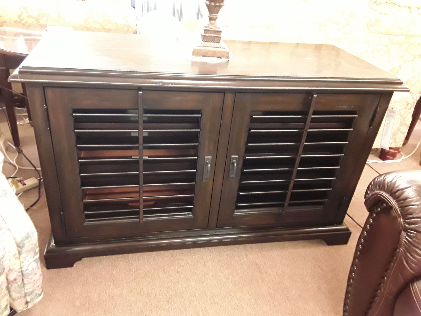 POTTERY BARN TV CONSOLE Delmarva Furniture Consignment