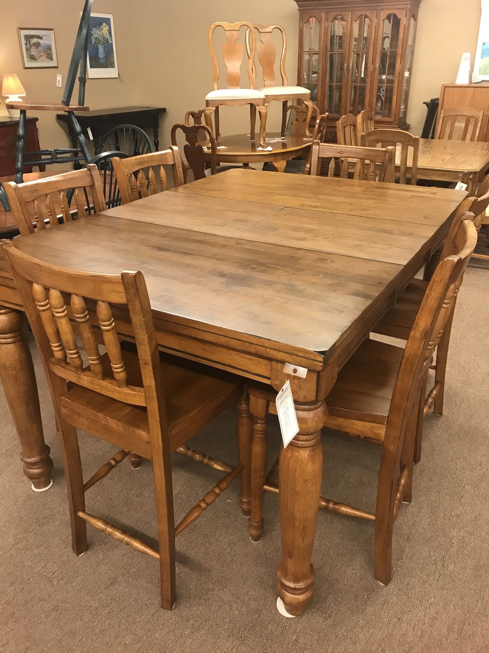 6 seat pub table