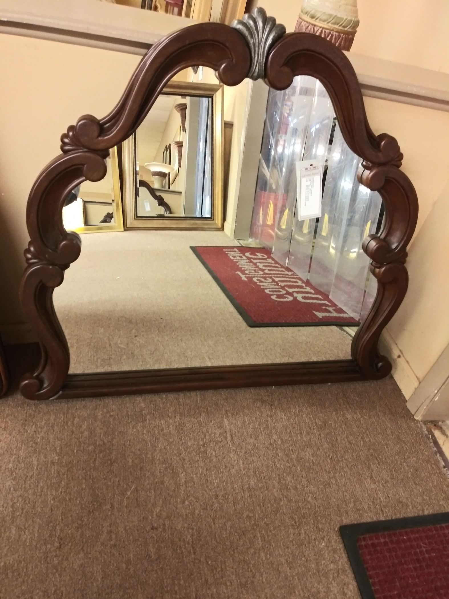 ARTISTIC WALL MIRROR Delmarva Furniture Consignment