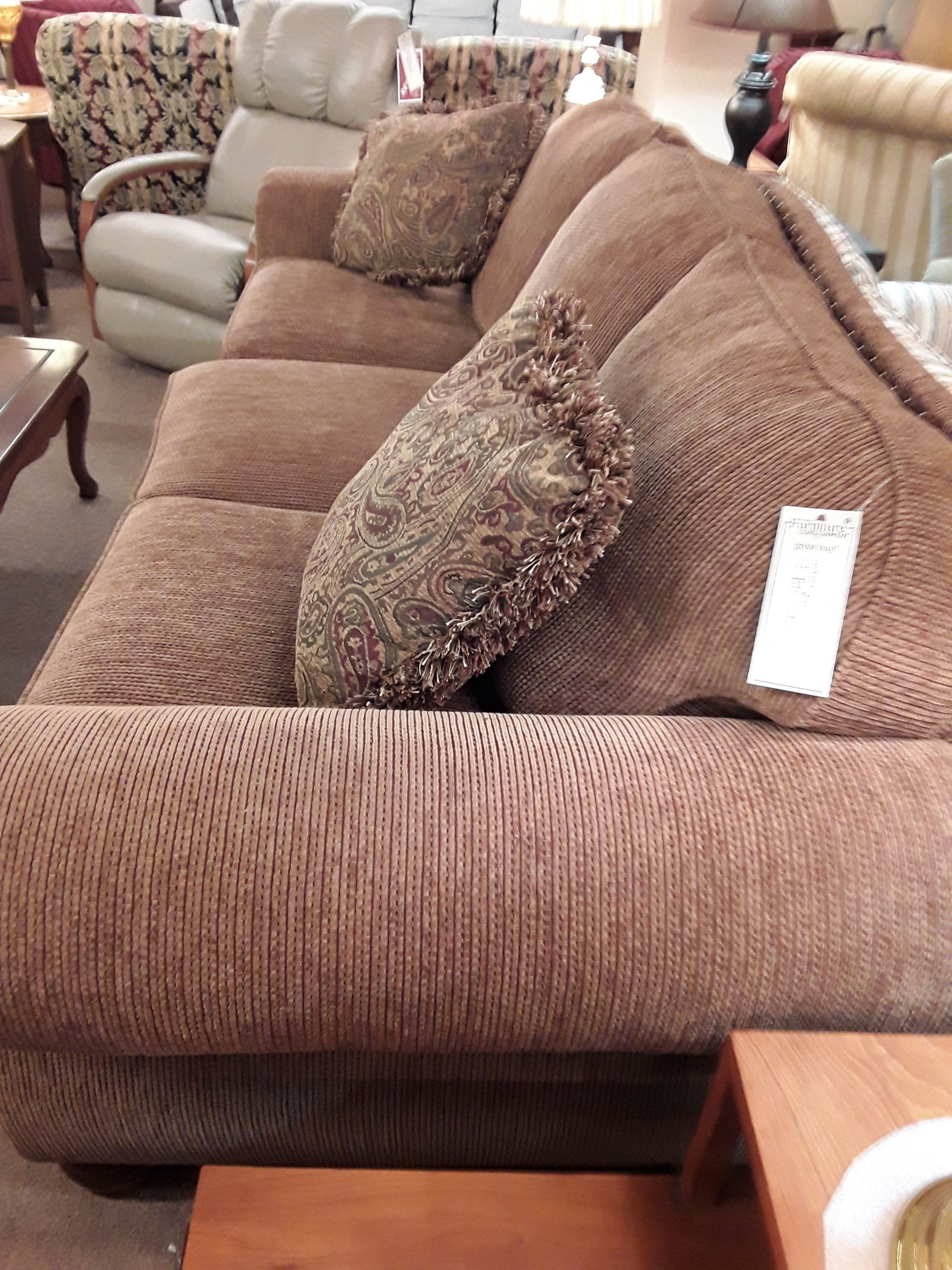 MAYO SOFA BROWN Delmarva Furniture Consignment