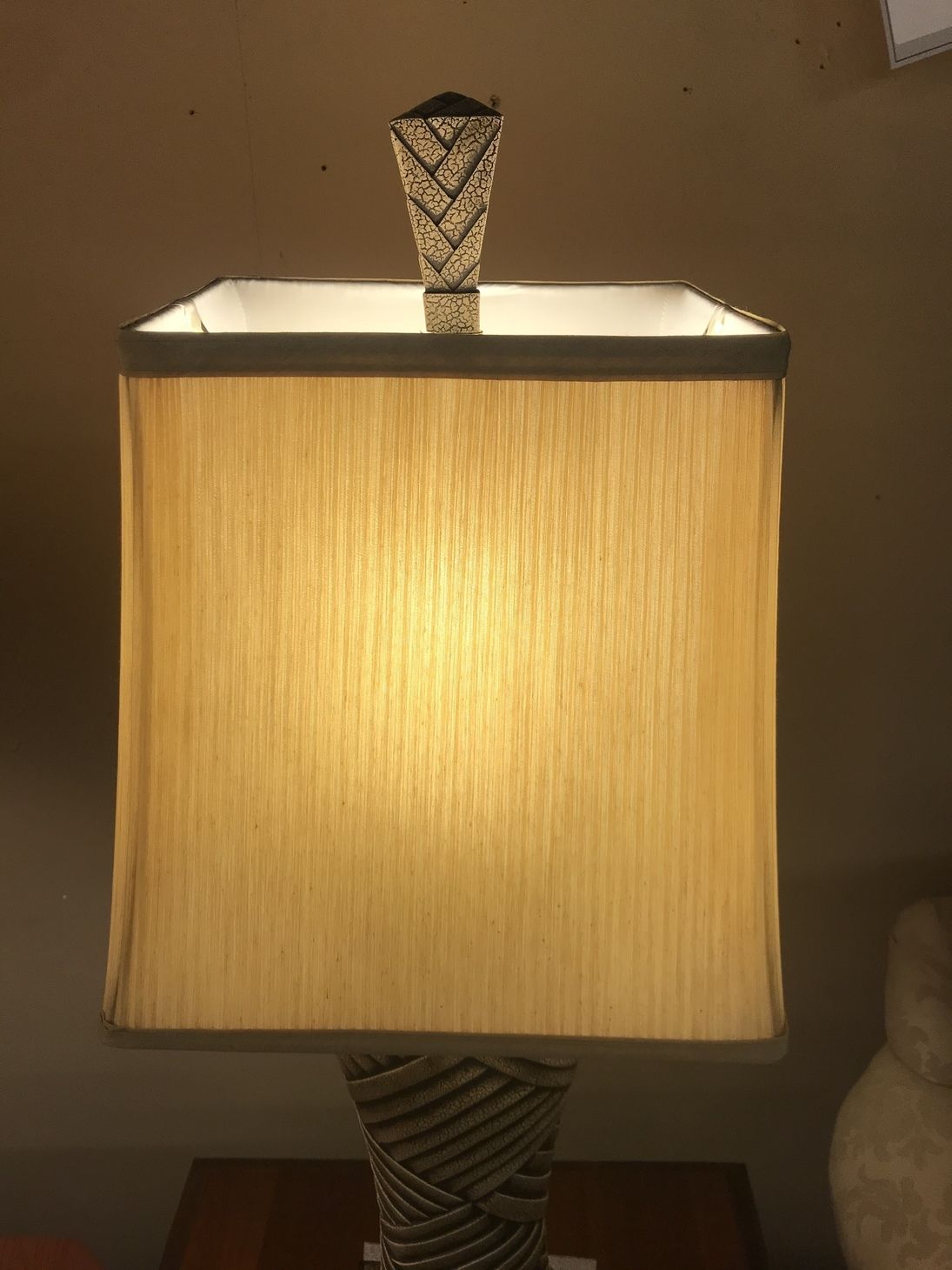 DESIGNER LAMPS RECTANGULAR SHADES Delmarva Furniture Consignment