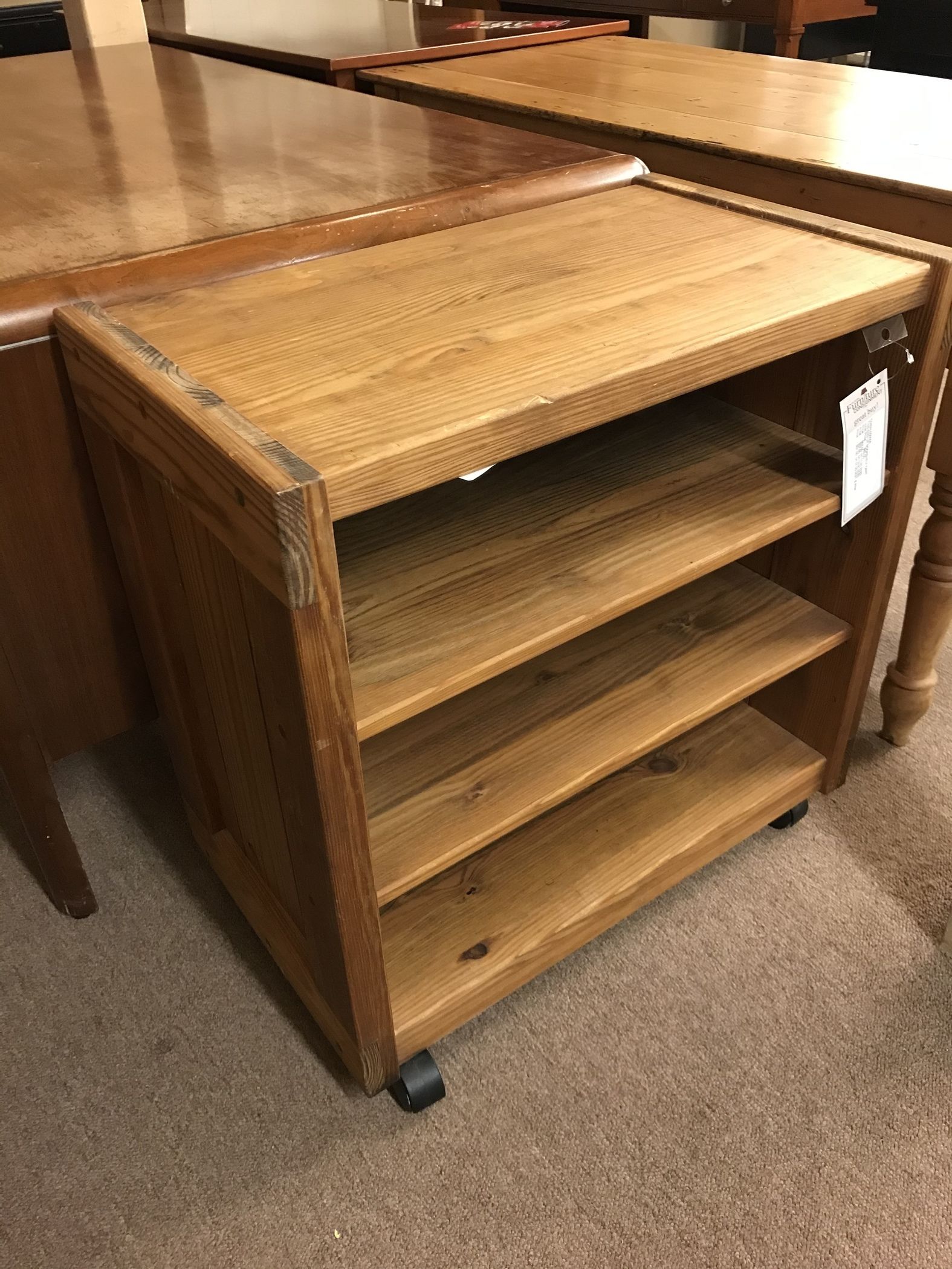THIS END UP BOOKSHELF CART Delmarva Furniture Consignment