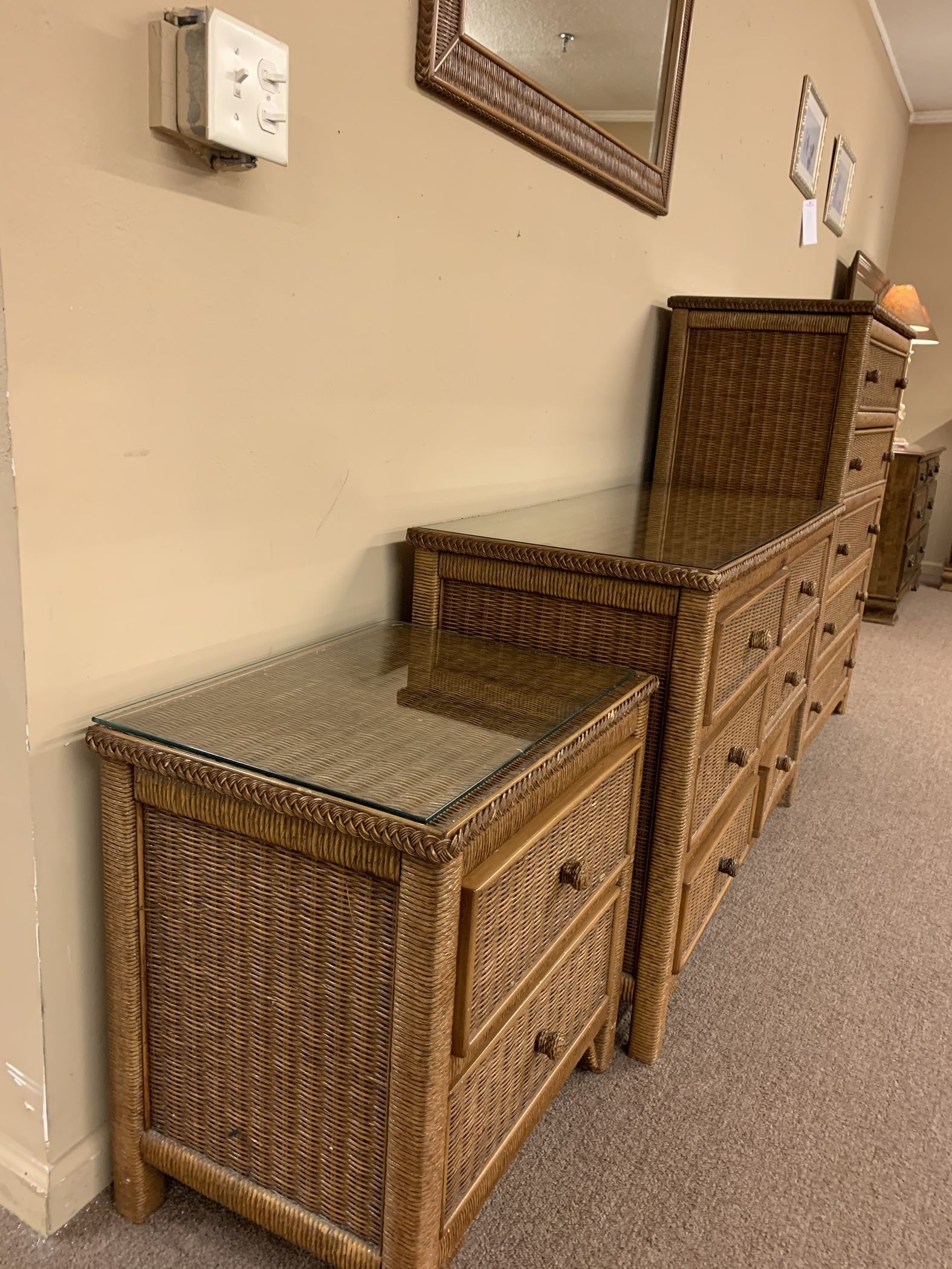 HENRY LINK WICKER BEDROOM SET | Delmarva Furniture Consignment