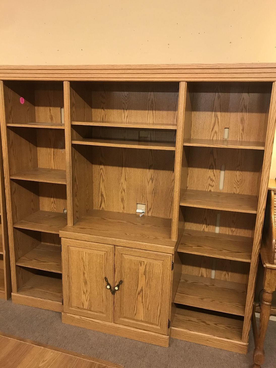 LARGE BOOKCASE WALL UNIT Delmarva Furniture Consignment