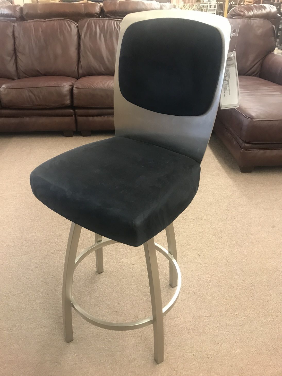 TRICA STANLESS COUNTER STOOL Delmarva Furniture Consignment