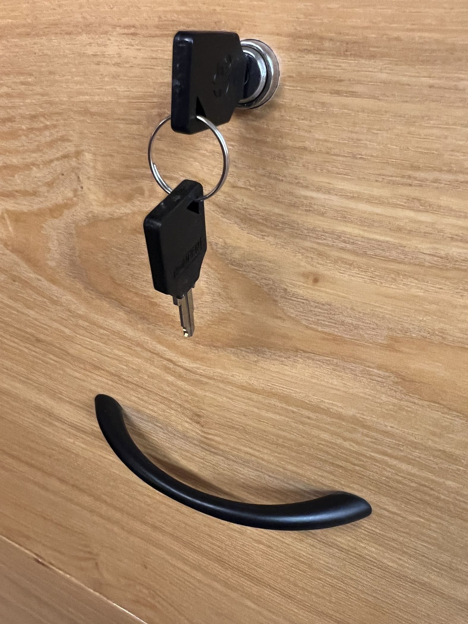 4 DRAWER WOOD FILE KEY Delmarva Furniture Consignment