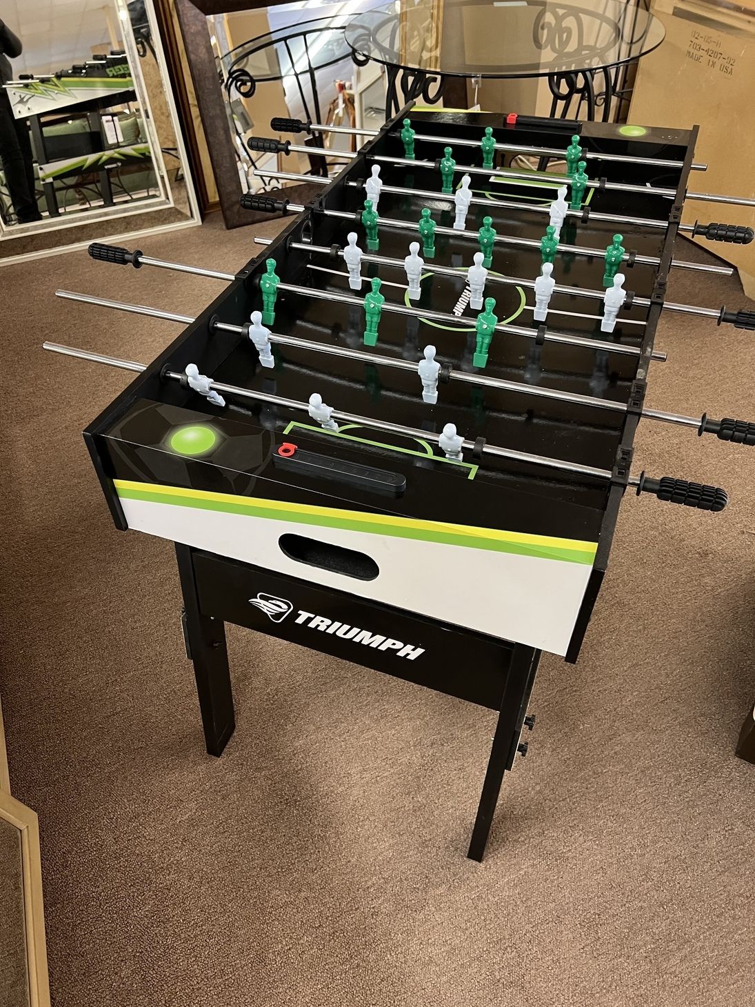 TRIUMPH FOOSBALL GAME TABLE Delmarva Furniture Consignment