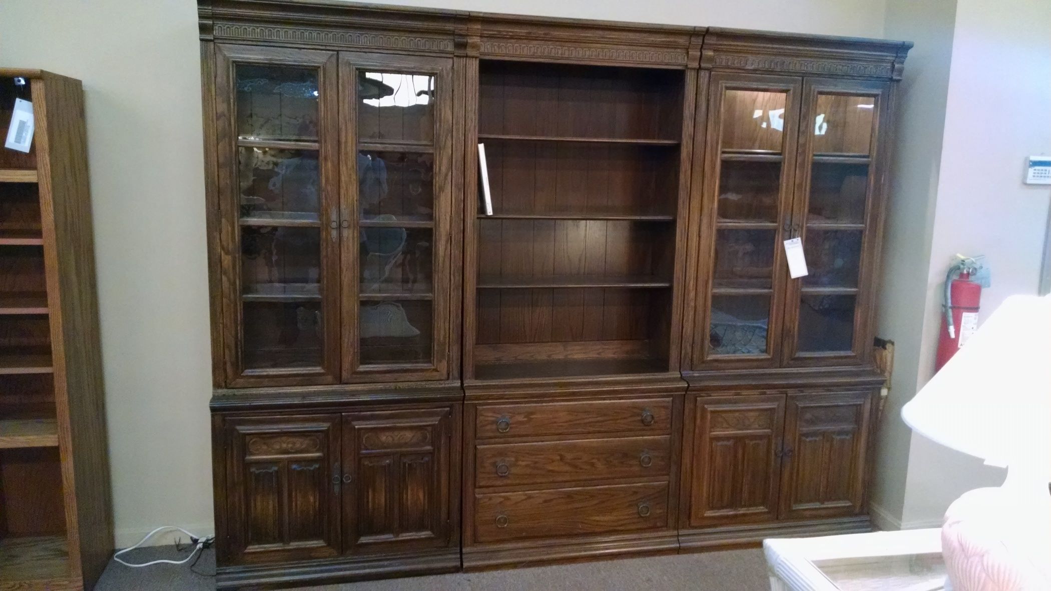 ETHAN ALLEN LIBRARY WALL UNIT | Delmarva Furniture Consignment ETHAN ALLEN LIBRARY WALL UNIT | Delmarva Furniture Consignment