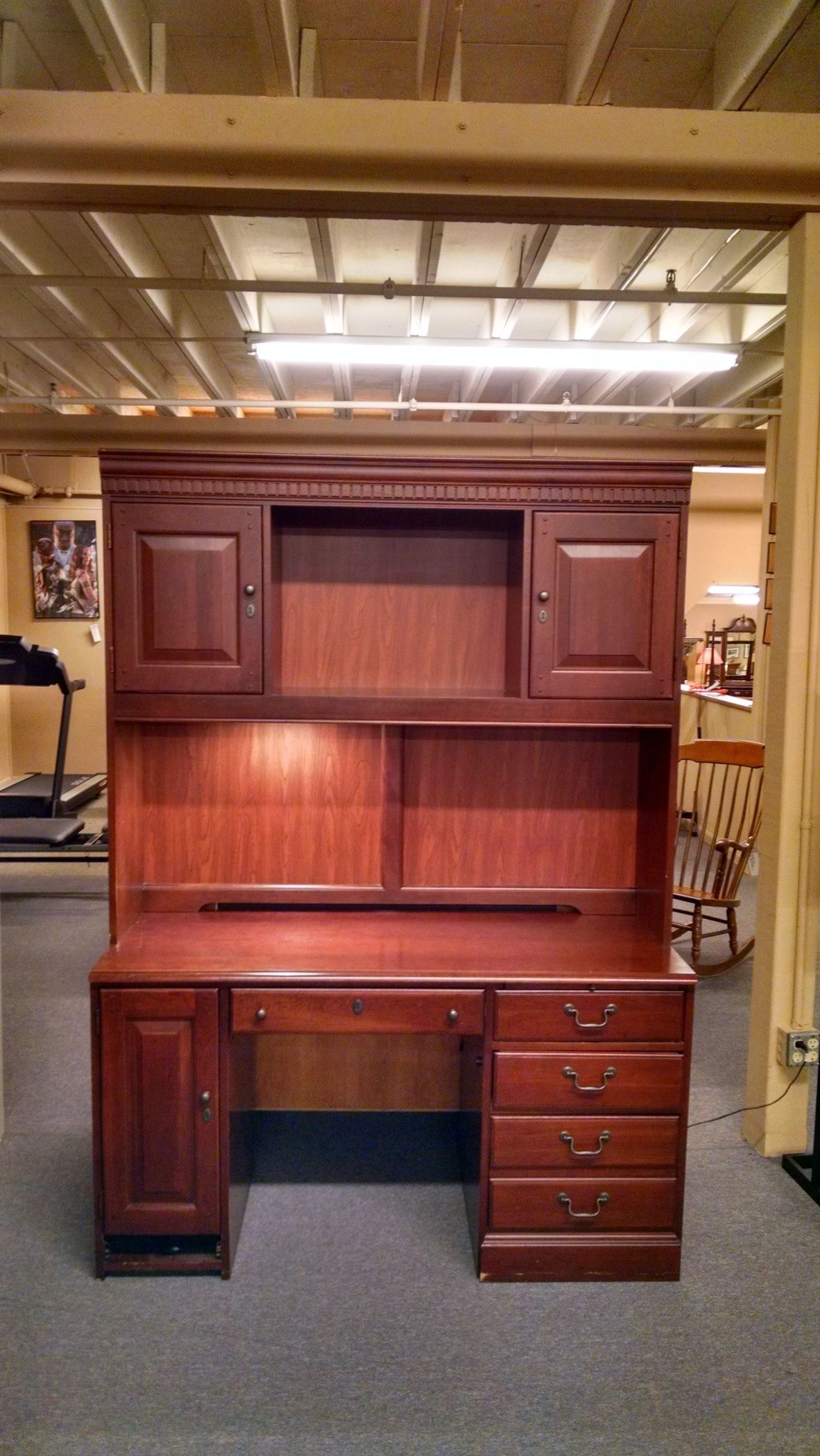 HOOKER HUTCH TOP DESK Delmarva Furniture Consignment